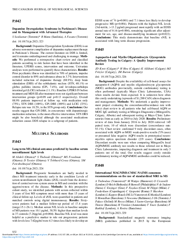 (PDF) P.048 International MAGNIMS-CMSC-NAIMS consensus recommendations ...