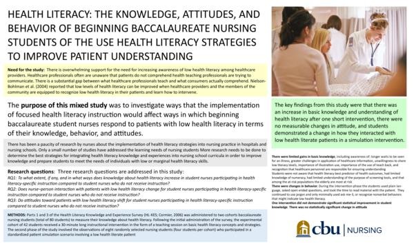(PDF) Health literacy: The knowledge, attitudes, and behavior of ...