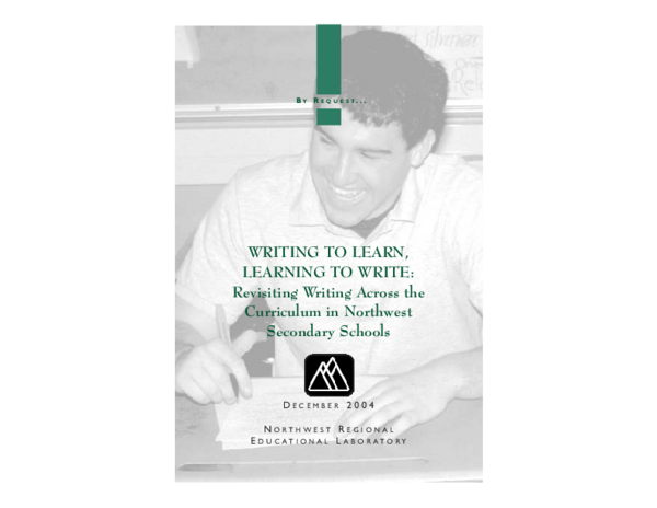 (PDF) Writing to Learn, Learning to Write: Revisiting Writing Across ...