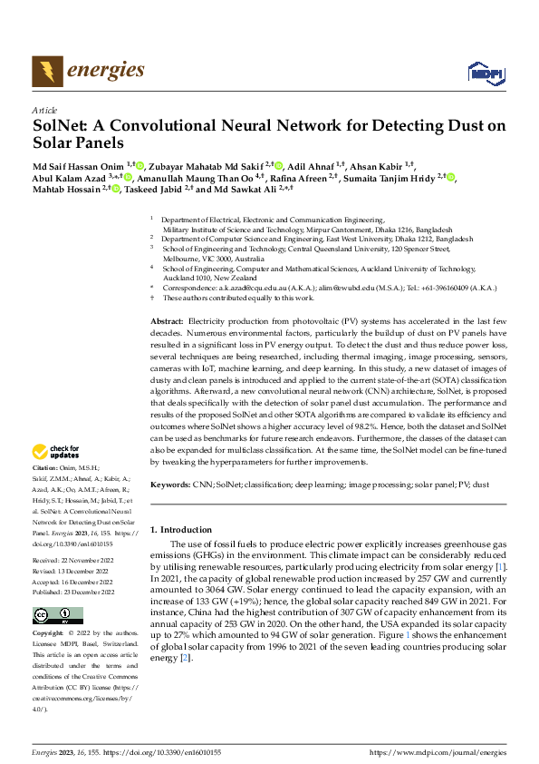 (PDF) SolNet: A Convolutional Neural Network for Detecting Dust on ...