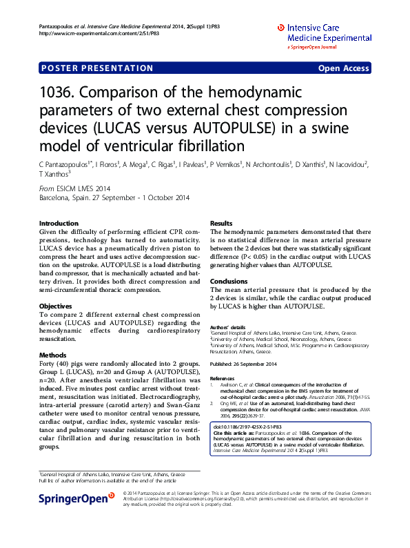 (PDF) 1036. Comparison of the hemodynamic parameters of two external ...