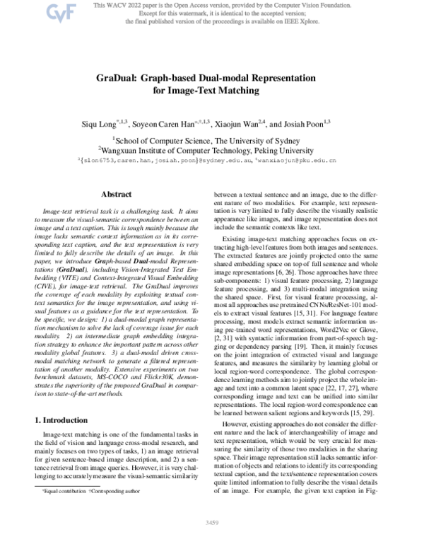(PDF) GraDual: Graph-based Dual-modal Representation for Image-Text ...