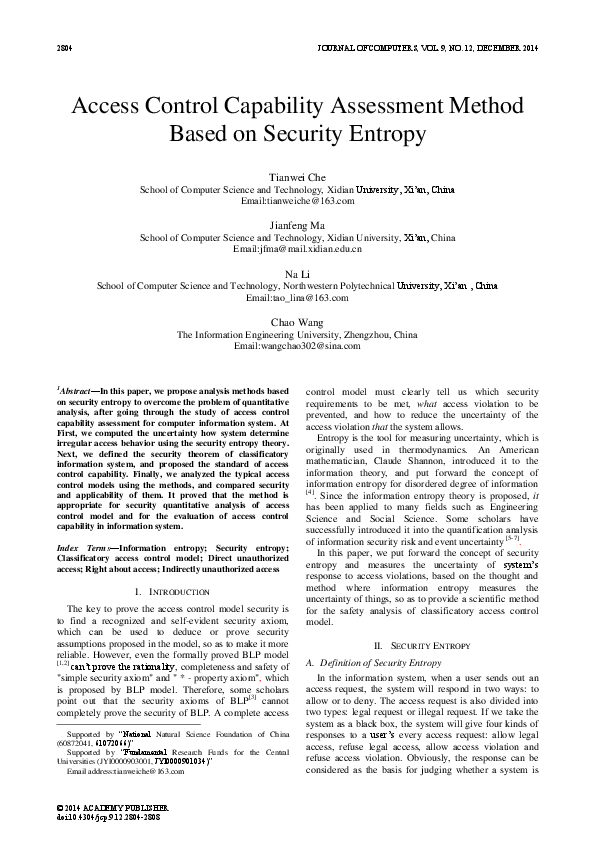 (PDF) A capability-based security approach to manage access control in ...