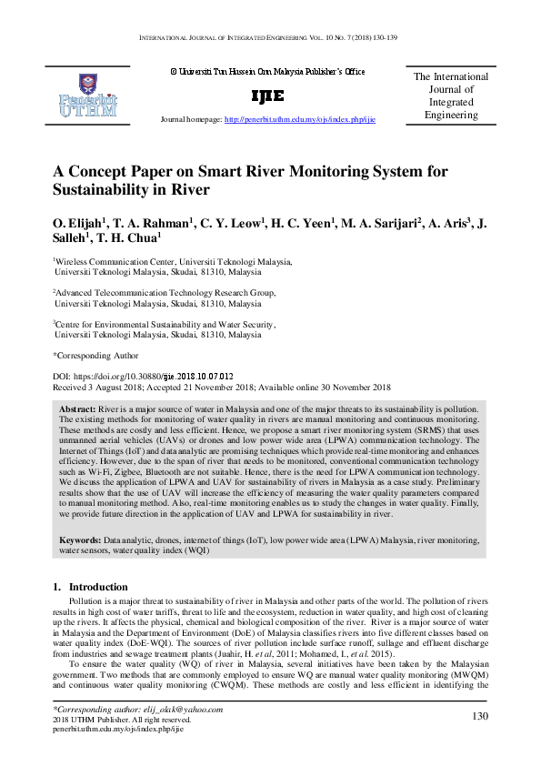 (PDF) A Concept Paper on Smart River Monitoring System for ...