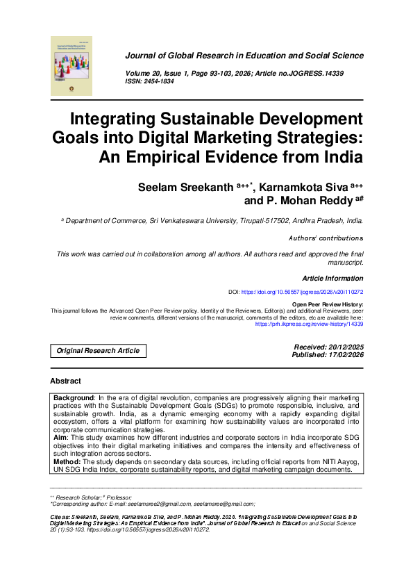 (PDF) Integrating Sustainable Development Goals into Digital Marketing ...