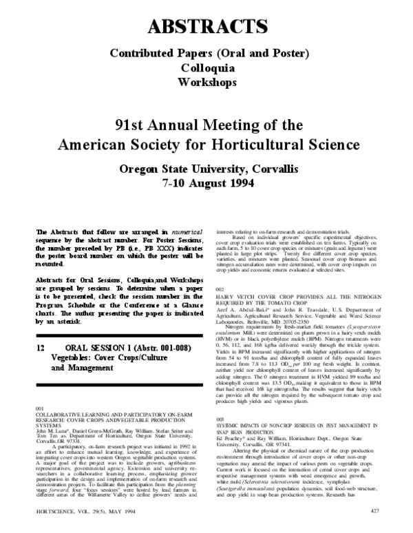 (PDF) 195 Physiological Study of Heat Tolerance in Rhododendron SPP