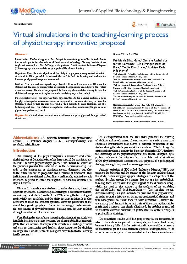 (PDF) Virtual simulations in the teaching-learning process of ...