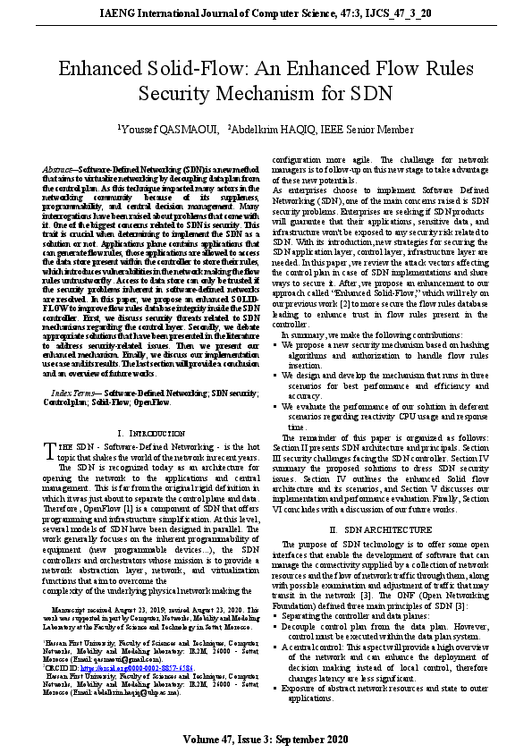 (PDF) Enhanced Solid-Flow : An Enhanced Flow Rules Security Mechanism ...