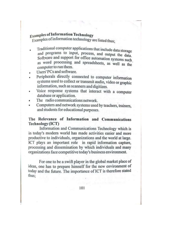 (PDF) INTRODUCTION TO INFORMATION & COMMUNICATION TECHNOLOGY (ICT)