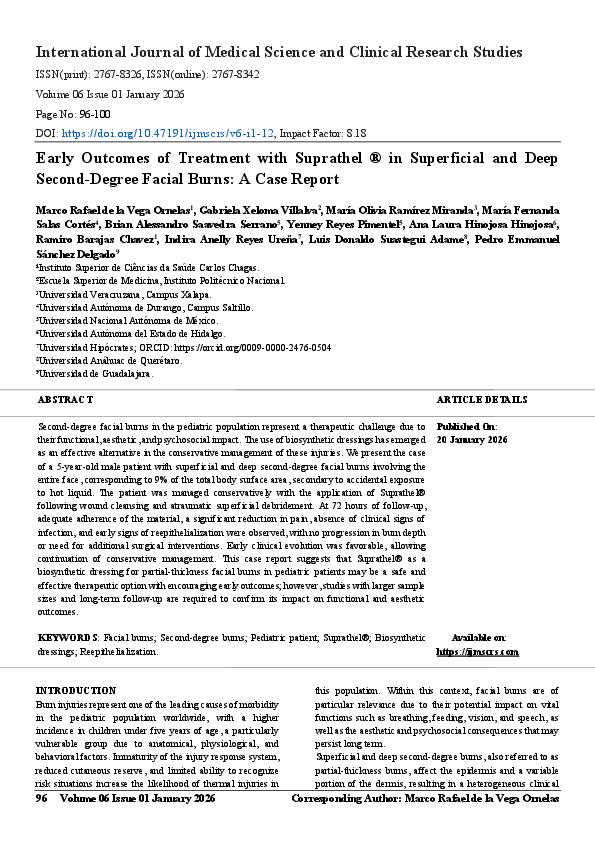 (PDF) Early Outcomes of Treatment with Suprathel ® in Superficial and ...