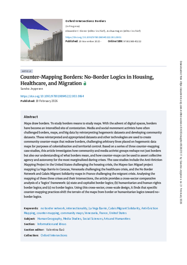 (PDF) Counter Mapping Borders