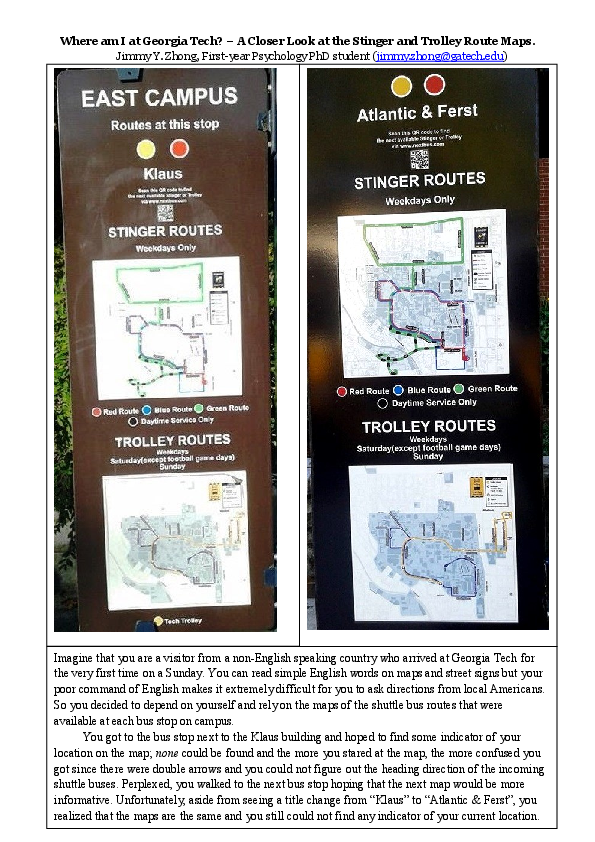 (PDF) Where am I at Georgia Tech? - A Closer Look at the Stinger and ...