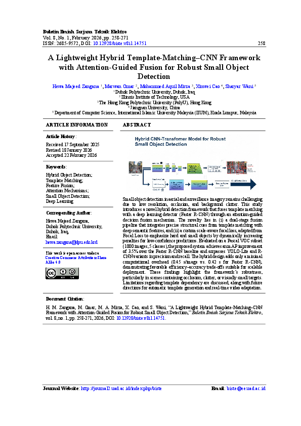 (PDF) A Lightweight Hybrid Template-Matching-CNN Framework with ...