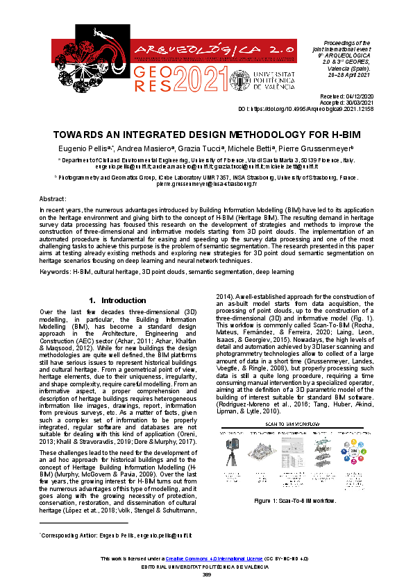 (PDF) Towards an Integrated Design Methodology for H-Bim