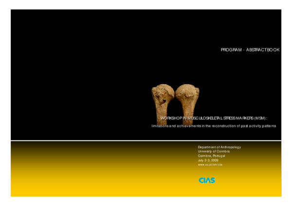 (PDF) Workshop in musculoskeletal stress markers (MSM): limitations and ...
