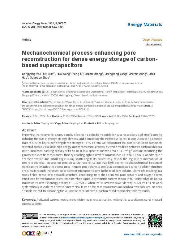 (PDF) Mechanochemical process enhancing pore reconstruction for dense ...