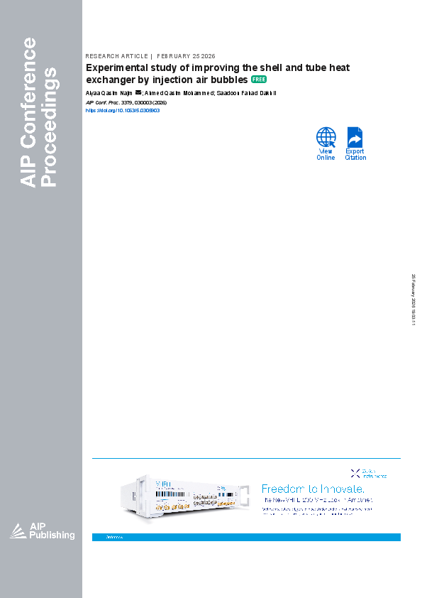 (PDF) Experimental study of improving the shell and tube heat exchanger ...