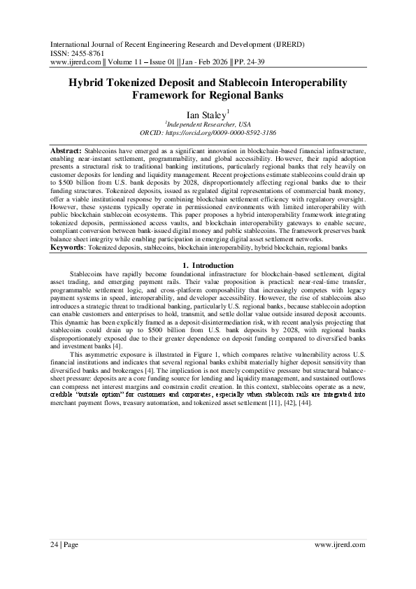 (PDF) Hybrid Tokenized Deposit and Stablecoin Interoperability ...