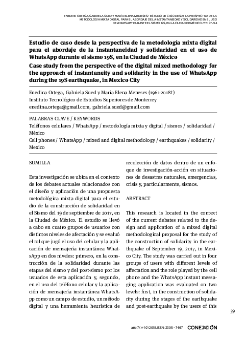 (PDF) Estudio de caso desde la perspectiva de la metodología mixta ...