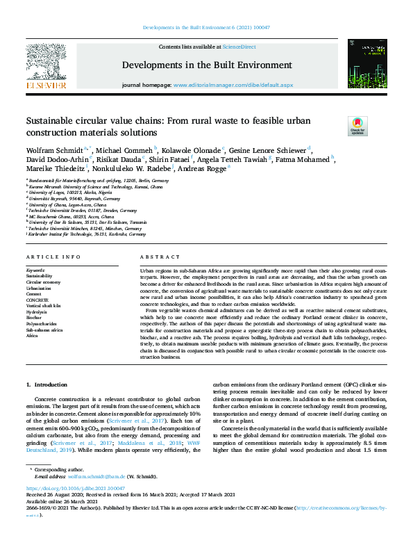 (PDF) Sustainable circular value chains: From rural waste to feasible ...