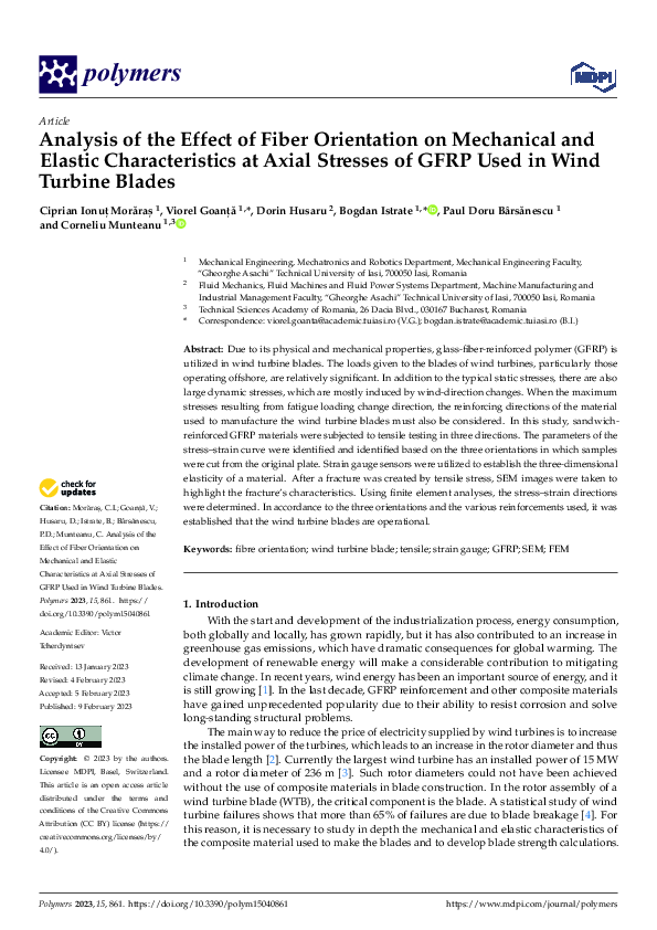 (PDF) Analysis of the Effect of Fiber Orientation on Mechanical and ...
