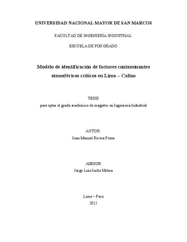 (PDF) Modelo de identificación de factores contaminantes atmosféricos ...