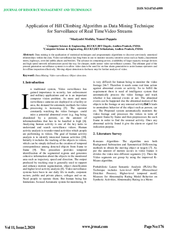 (PDF) Application of Hill Climbing Algorithm as Data Mining Technique ...