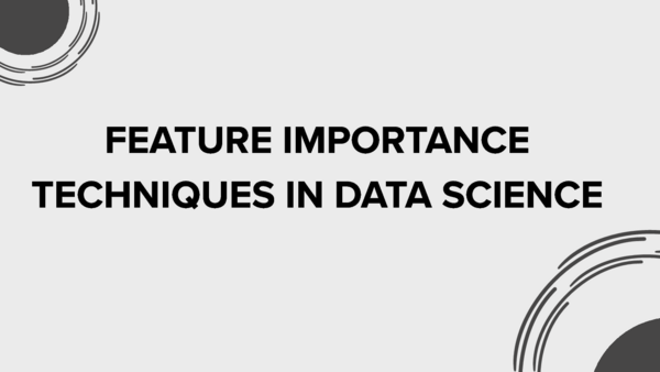 (PDF) FEATURE IMPORTANCE TECHNIQUES IN DATA SCIENCE WHAT IS FEATURE ...
