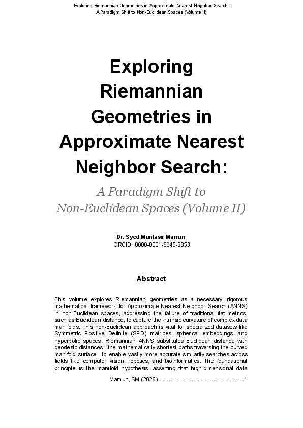 (PDF) Exploring Riemannian Geometries in Approximate Nearest Neighbor ...