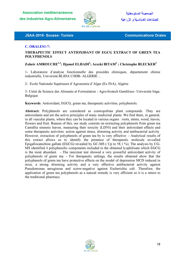 (PDF) Therapeutic Effect Antioxidant of Egcg Extract of Green Tea ...