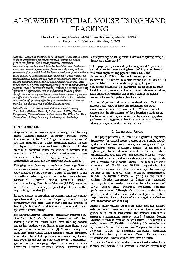 (PDF) AI-POWERED VIRTUAL MOUSE USING HAND TRACKING