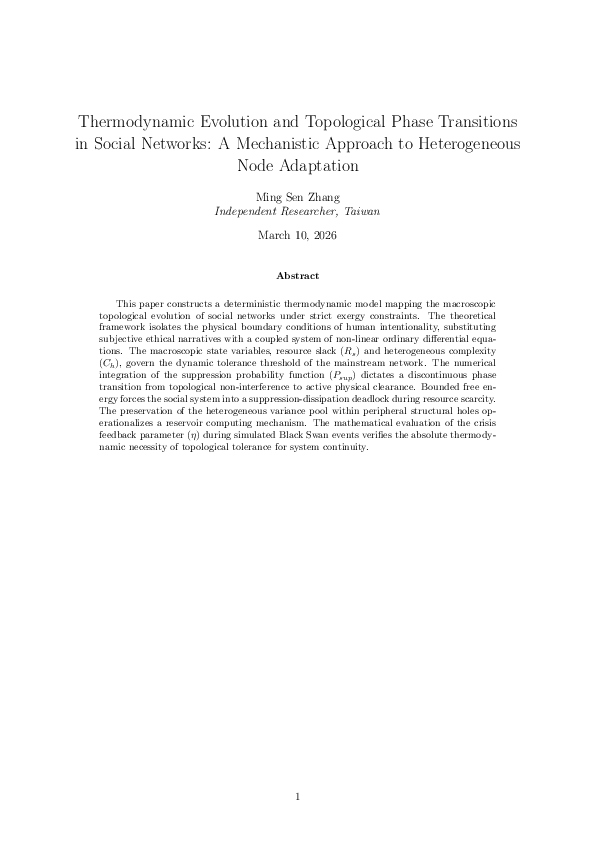 (PDF) Thermodynamic Evolution and Topological Phase Transitions in ...