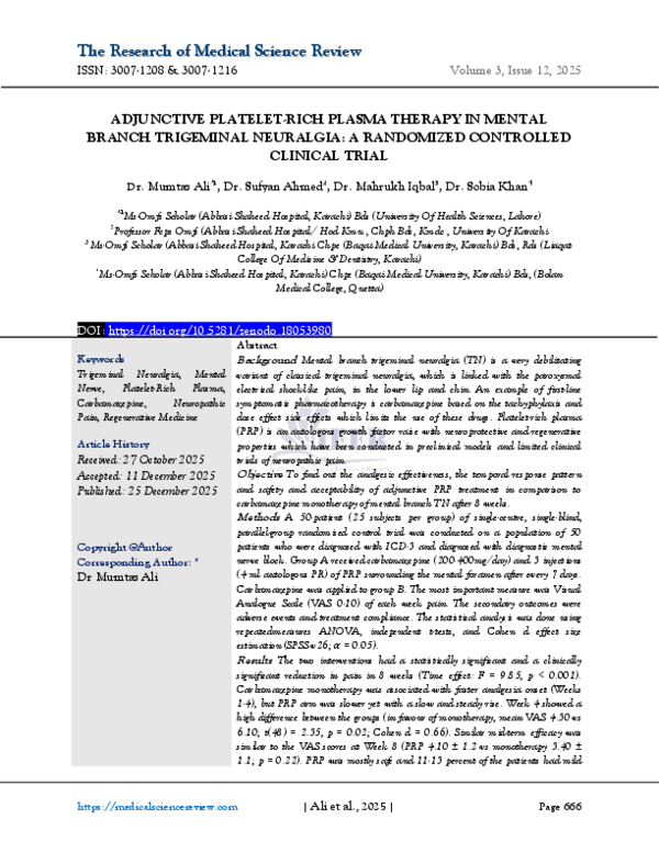 (PDF) The Research of Medical Science Review
