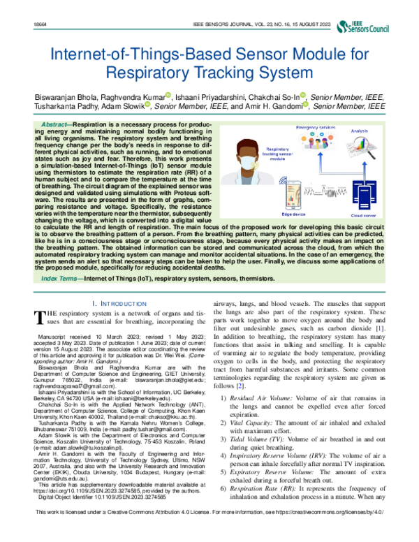 (PDF) Internet-of-Things-Based Sensor Module for Respiratory Tracking ...