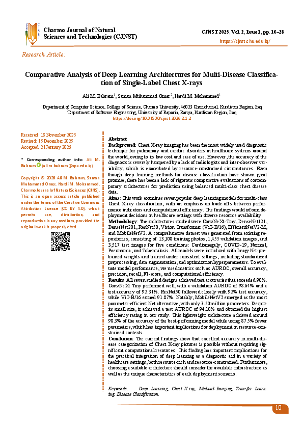 (PDF) Comparative Analysis of Deep Learning Architectures for Multi ...