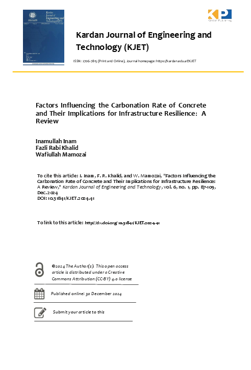 (PDF) Factors Influencing the Carbonation Rate of Concrete and Their ...
