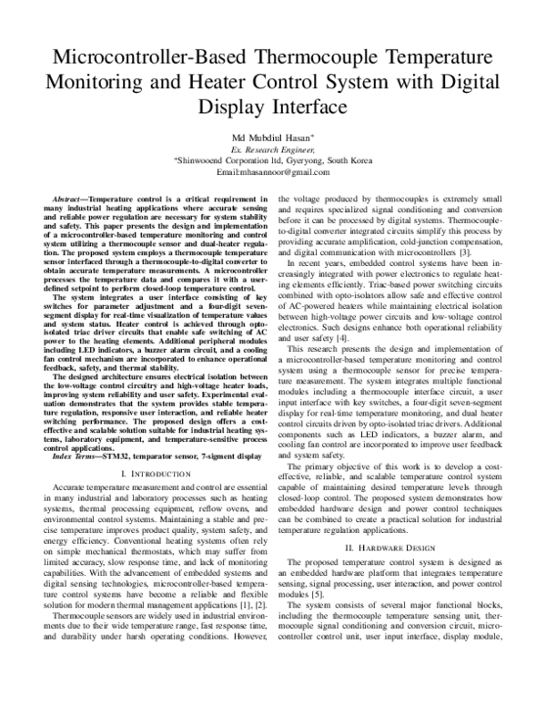 (PDF) Microcontroller-Based Thermocouple Temperature Monitoring and ...