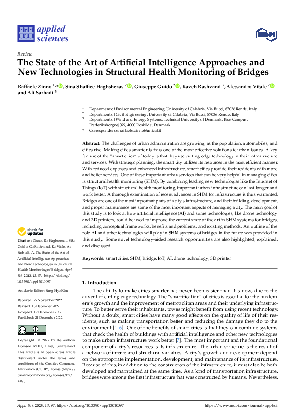 (PDF) The State of the Art of Artificial Intelligence Approaches and ...
