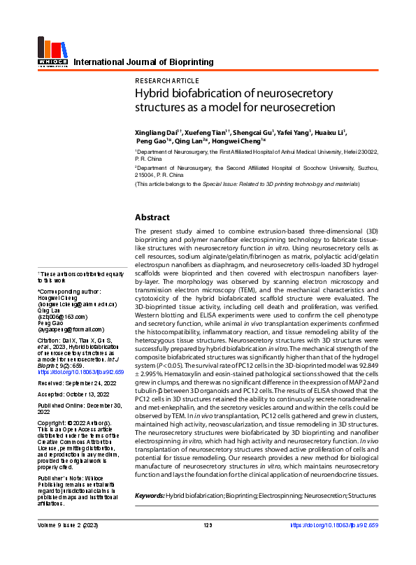 (PDF) Hybrid biofabrication of neurosecretory structures as a model for ...