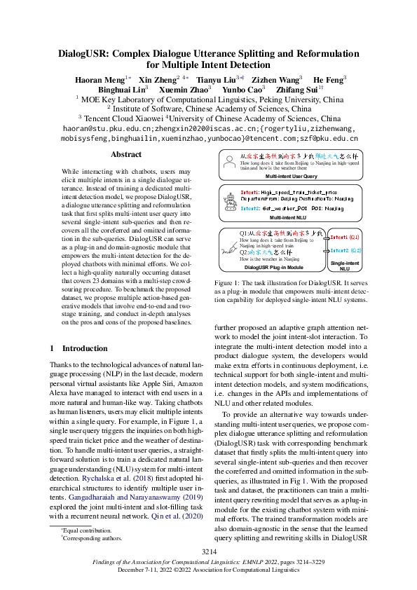 (PDF) DialogUSR: Complex Dialogue Utterance Splitting and Reformulation ...