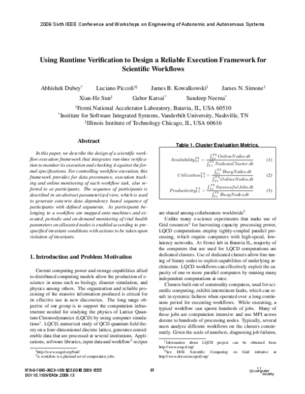 (PDF) Using Runtime Verification to Design a Reliable Execution ...