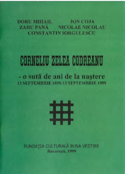 (PDF) CORNELIU ZELEA CODREANU - O SUTĂ DE ANI DE LA NAȘTERE (Colectiv ...