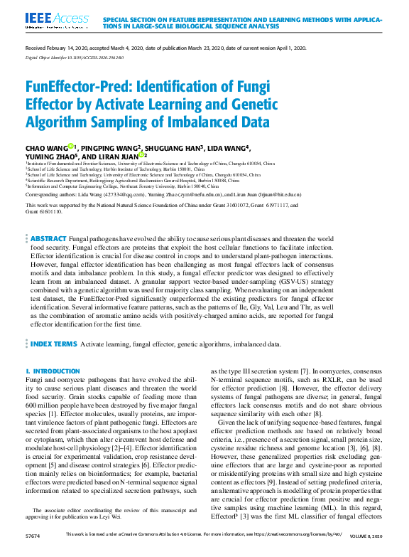 (PDF) FunEffector-Pred: Identification of Fungi Effector by Activate ...