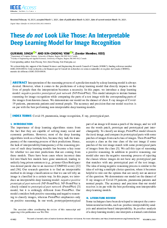 (PDF) These do not Look Like Those: An Interpretable Deep Learning ...