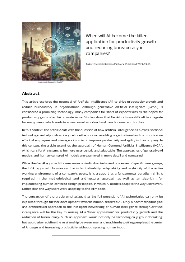 (PDF) When will AI become the killer application for productivity ...