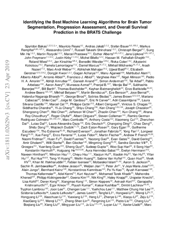 (PDF) Identifying the Best Machine Learning Algorithms for Brain Tumor ...