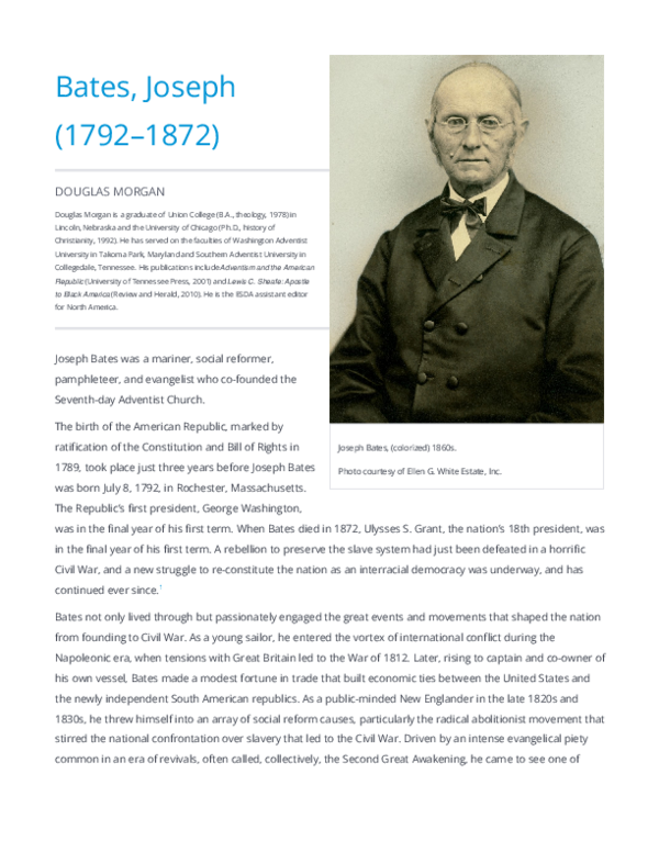 (PDF) Joseph Bates