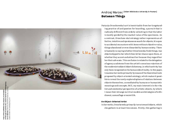 (PDF) Between Things