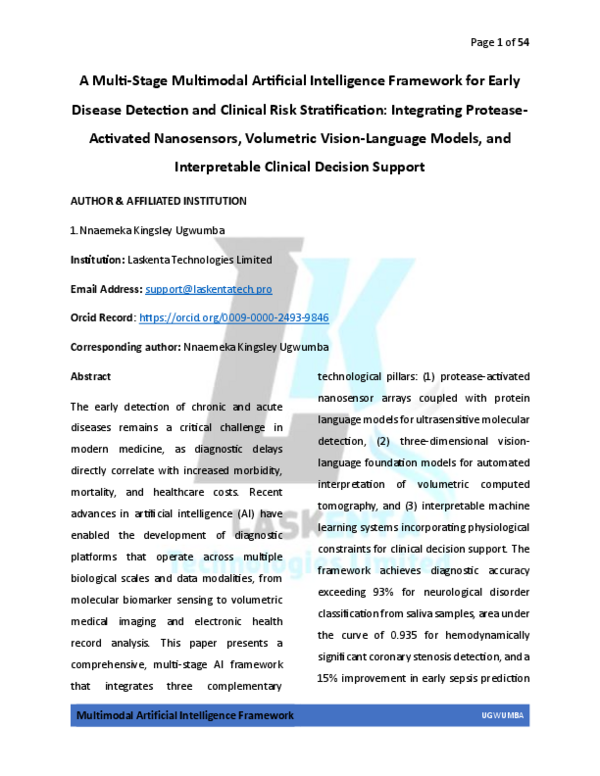 (PDF) A Multi-Stage Multimodal Artificial Intelligence Framework for ...