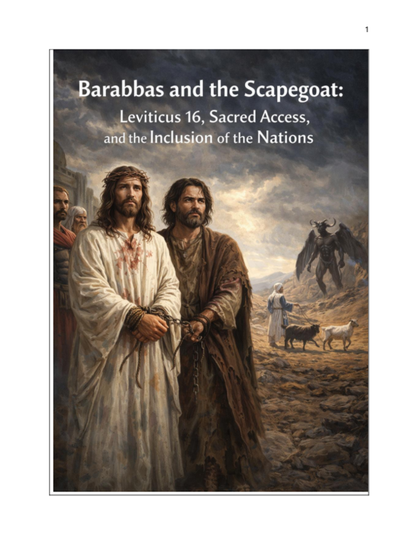 (PDF) Barabbas and the Scapegoat: Leviticus 16, Sacred Access, and the ...